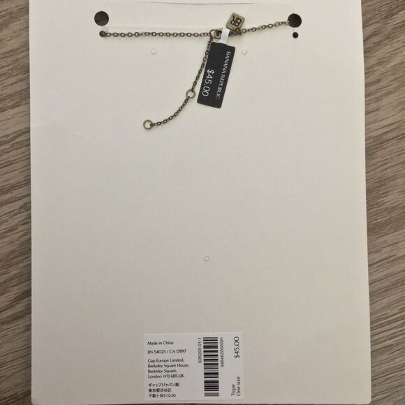 — Banana Republic — Turquoise Tassel Gold Necklace - Picture 2 of 3